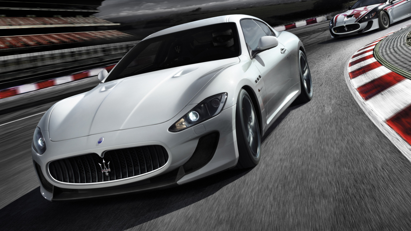 Fondo de pantalla Maserati GranTurismo 1366x768