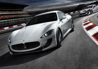 Maserati GranTurismo Background for Android, iPhone and iPad