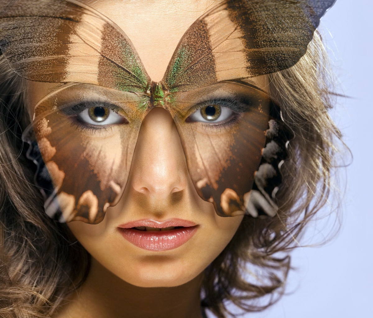 Das Butterfly Mask Wallpaper 1200x1024