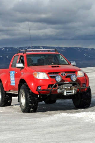 Toyota Hilux Tuning wallpaper 320x480