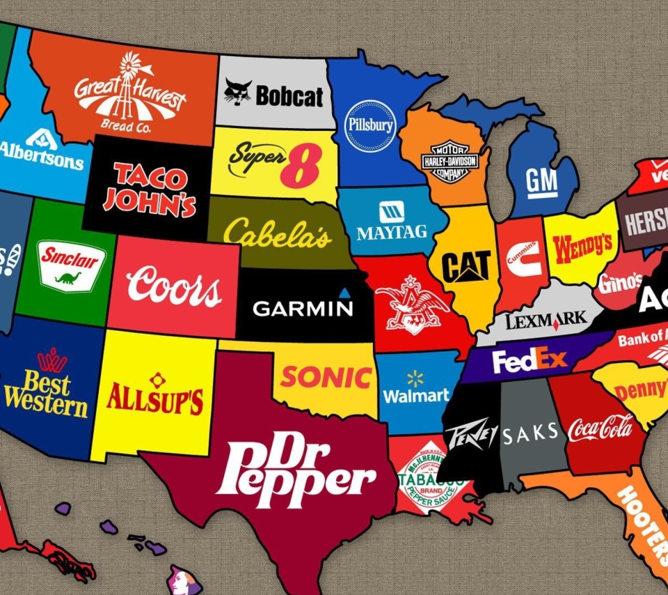 Us Brands Map screenshot #1 960x854