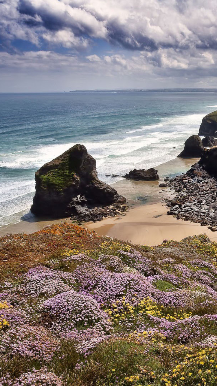 Beach in Cornwall, United Kingdom screenshot #1 750x1334