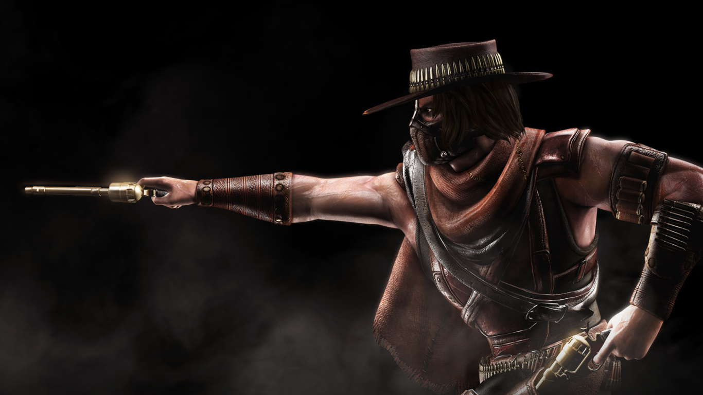 Обои Mortal Kombat 10, Erron Black 1366x768