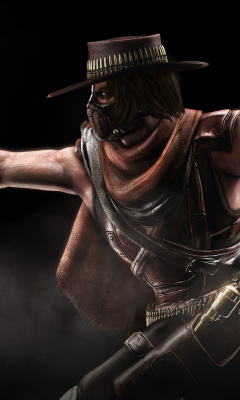 Screenshot №1 pro téma Mortal Kombat 10, Erron Black 240x400