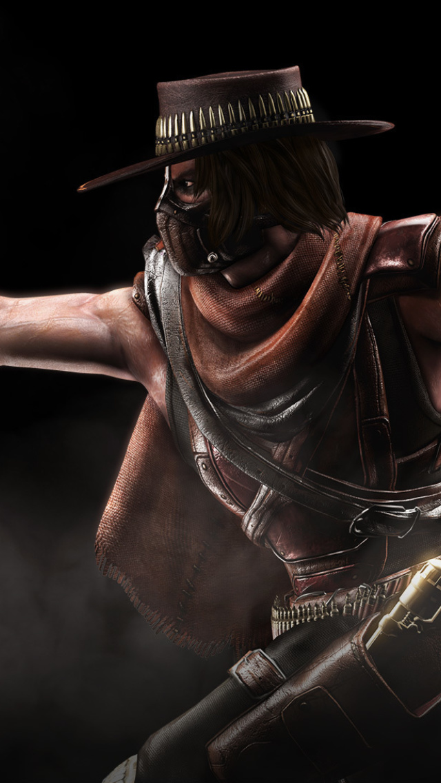 Das Mortal Kombat 10, Erron Black Wallpaper 640x1136