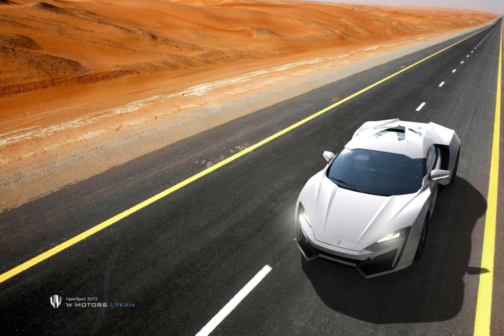 Screenshot №1 pro téma W Motors Lykan Hypersport 2013