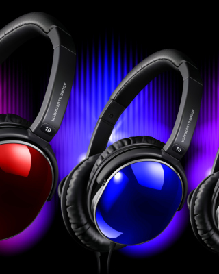 Colorful Headphones - Obrázkek zdarma pro Nokia X7