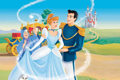 Fondo de pantalla Cinderella 480x320