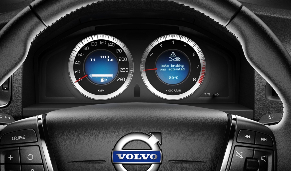 Screenshot №1 pro téma Volvo Speedometer 1024x600