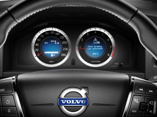 Das Volvo Speedometer Wallpaper 320x240