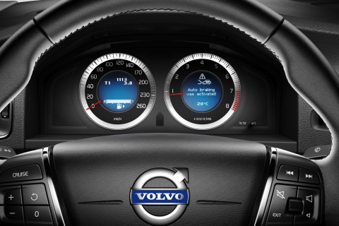Das Volvo Speedometer Wallpaper 480x320