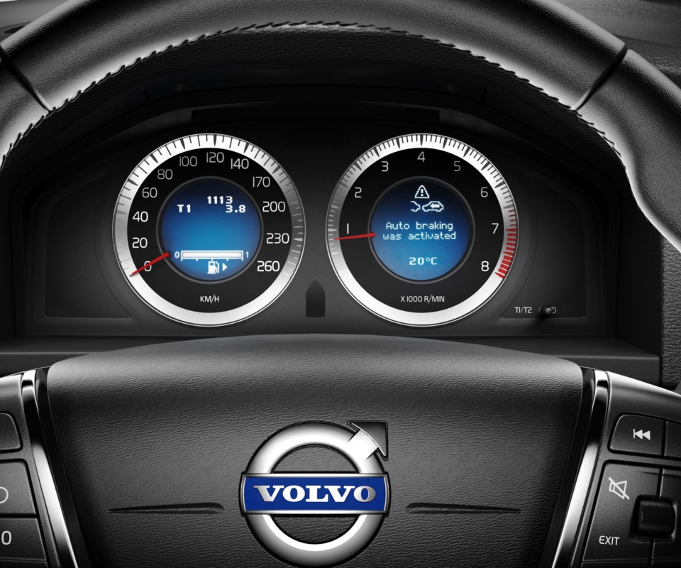 Das Volvo Speedometer Wallpaper 960x800