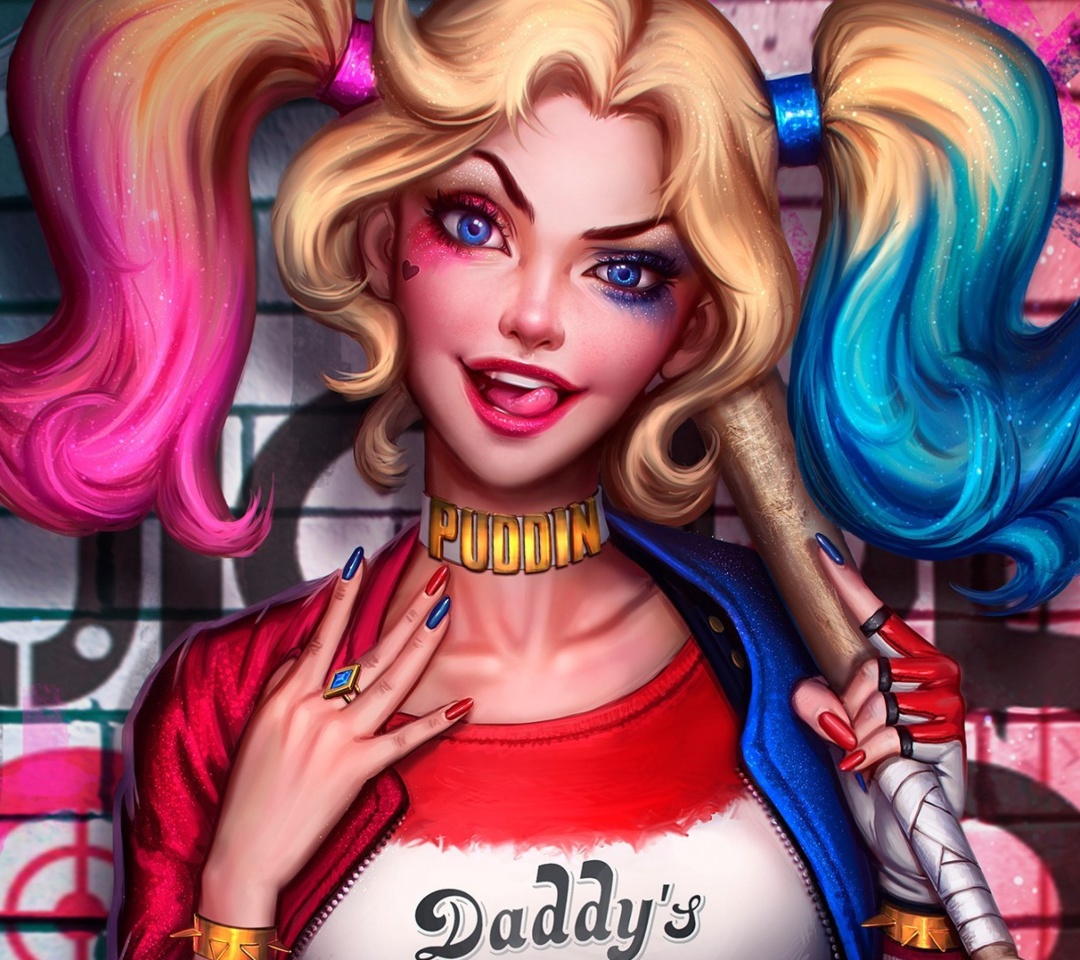 Harley Quinn Form wallpaper 1080x960