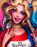 Das Harley Quinn Form Wallpaper 128x160