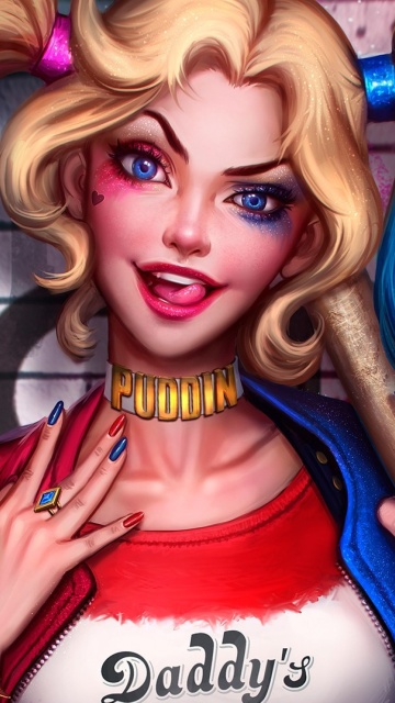 Fondo de pantalla Harley Quinn Form 360x640