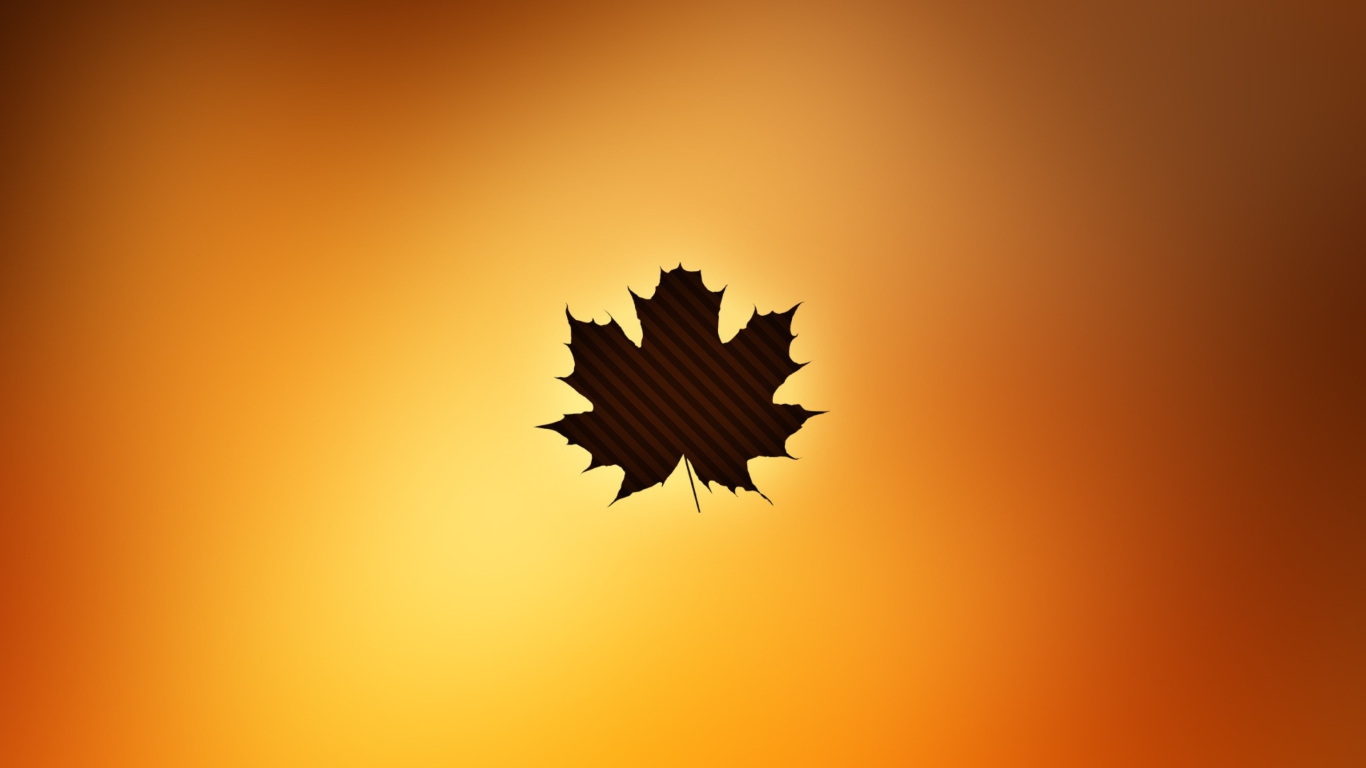 Sfondi Oak Leaf 1366x768