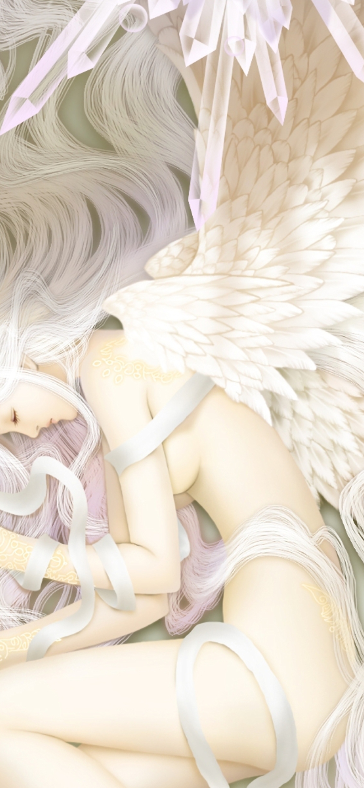 Обои Fantasy Angel 1170x2532