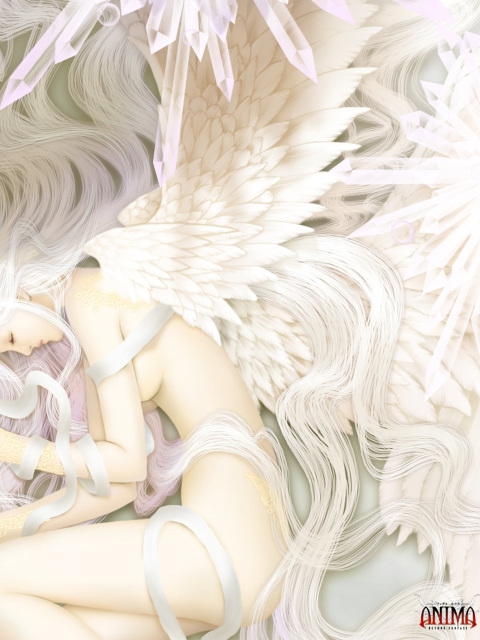 Fondo de pantalla Fantasy Angel 480x640