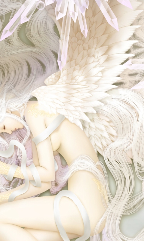Fantasy Angel wallpaper 480x800