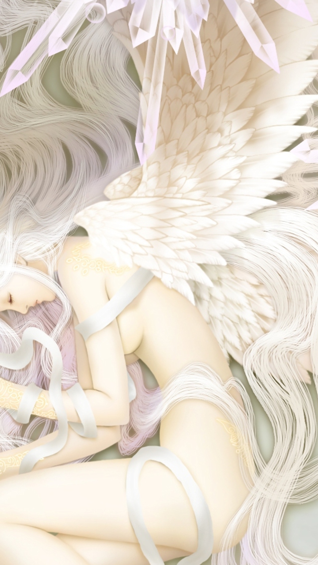Das Fantasy Angel Wallpaper 640x1136