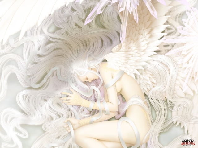 Fantasy Angel wallpaper 640x480