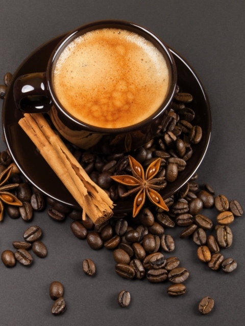 Cinnamon And Star Anise Coffee screenshot #1 480x640