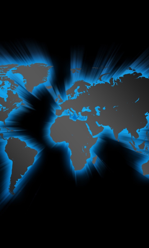 Обои Earth Map 480x800