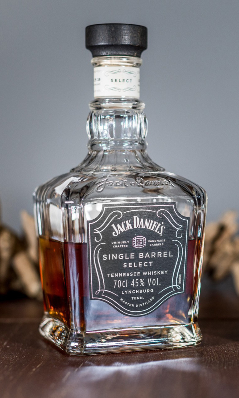 Обои Jack Daniels Single Barrel 768x1280