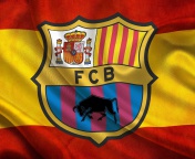Обои FC Barcelona 176x144