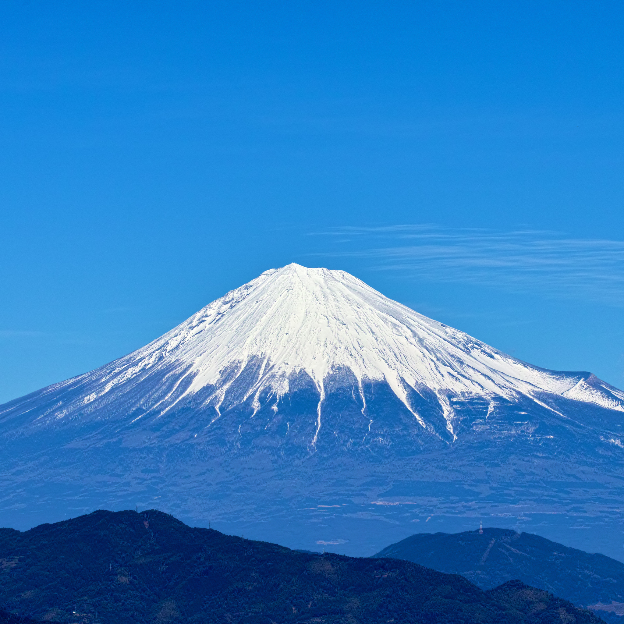 Das Fuji Volcano Wallpaper 2048x2048