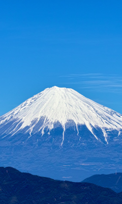 Sfondi Fuji Volcano 240x400