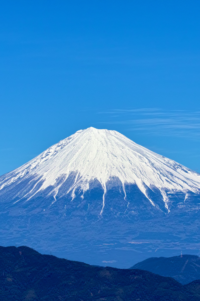 Sfondi Fuji Volcano 640x960
