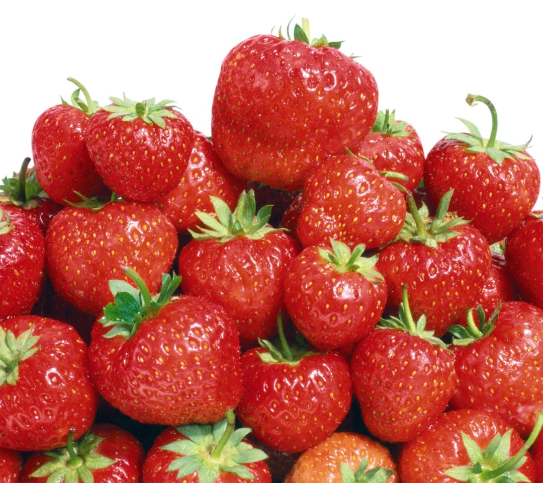 Red Strawberries wallpaper 1080x960