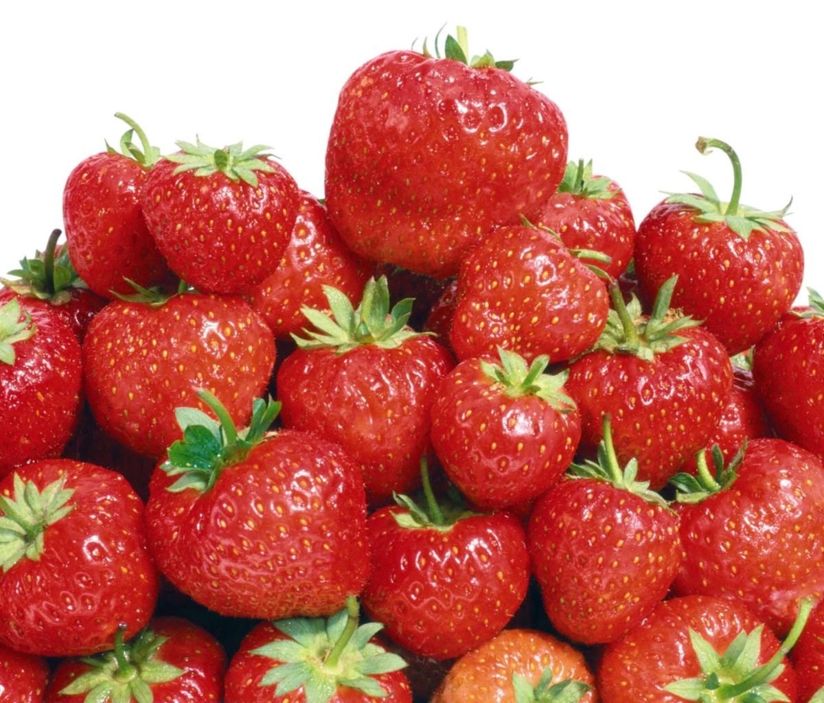 Red Strawberries wallpaper 1200x1024