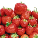 Das Red Strawberries Wallpaper 128x128
