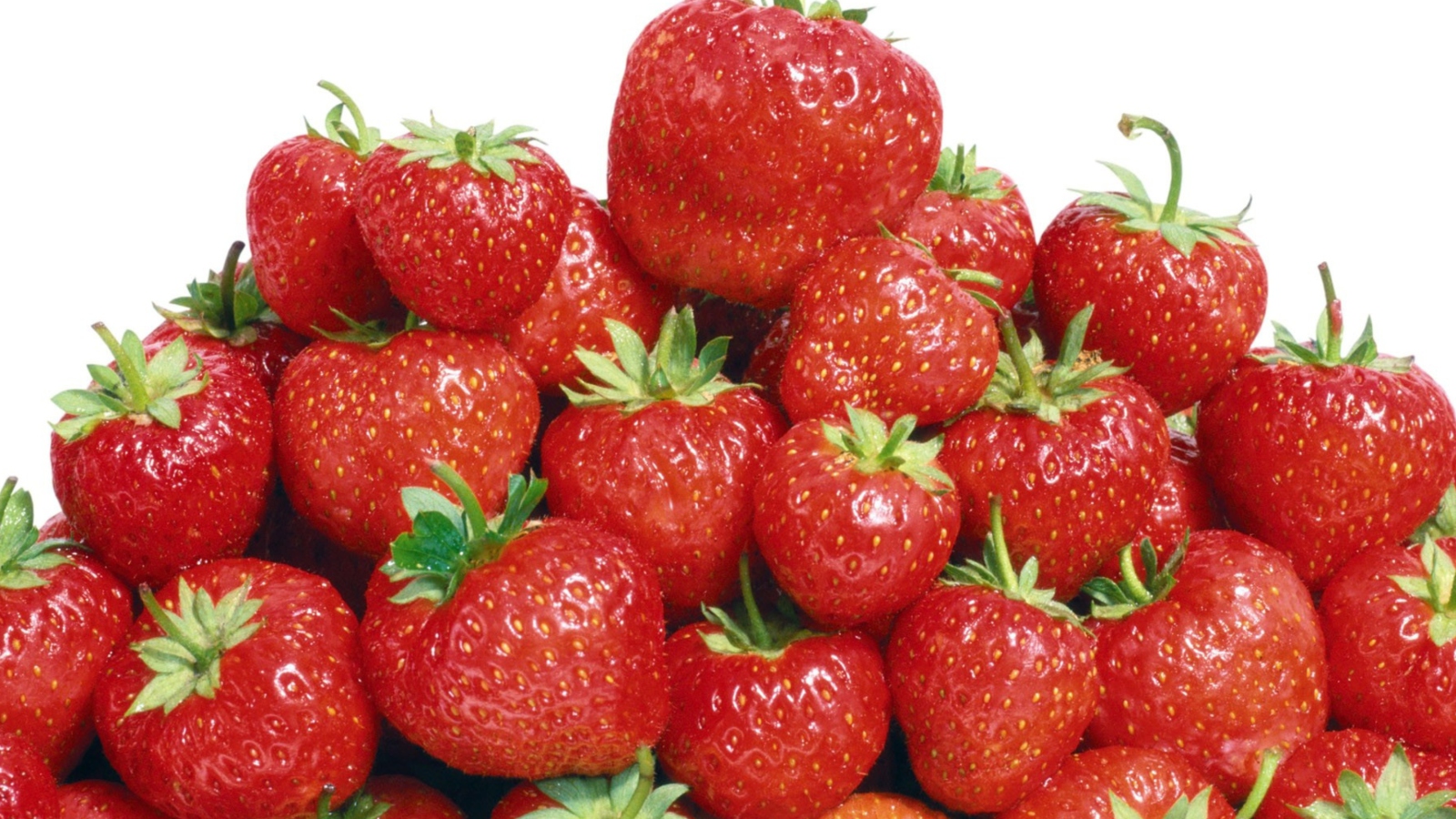 Red Strawberries wallpaper 1600x900