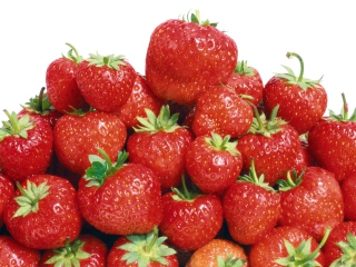 Red Strawberries wallpaper 320x240