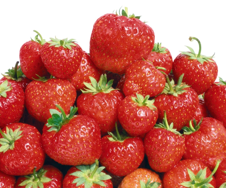 Das Red Strawberries Wallpaper 960x800
