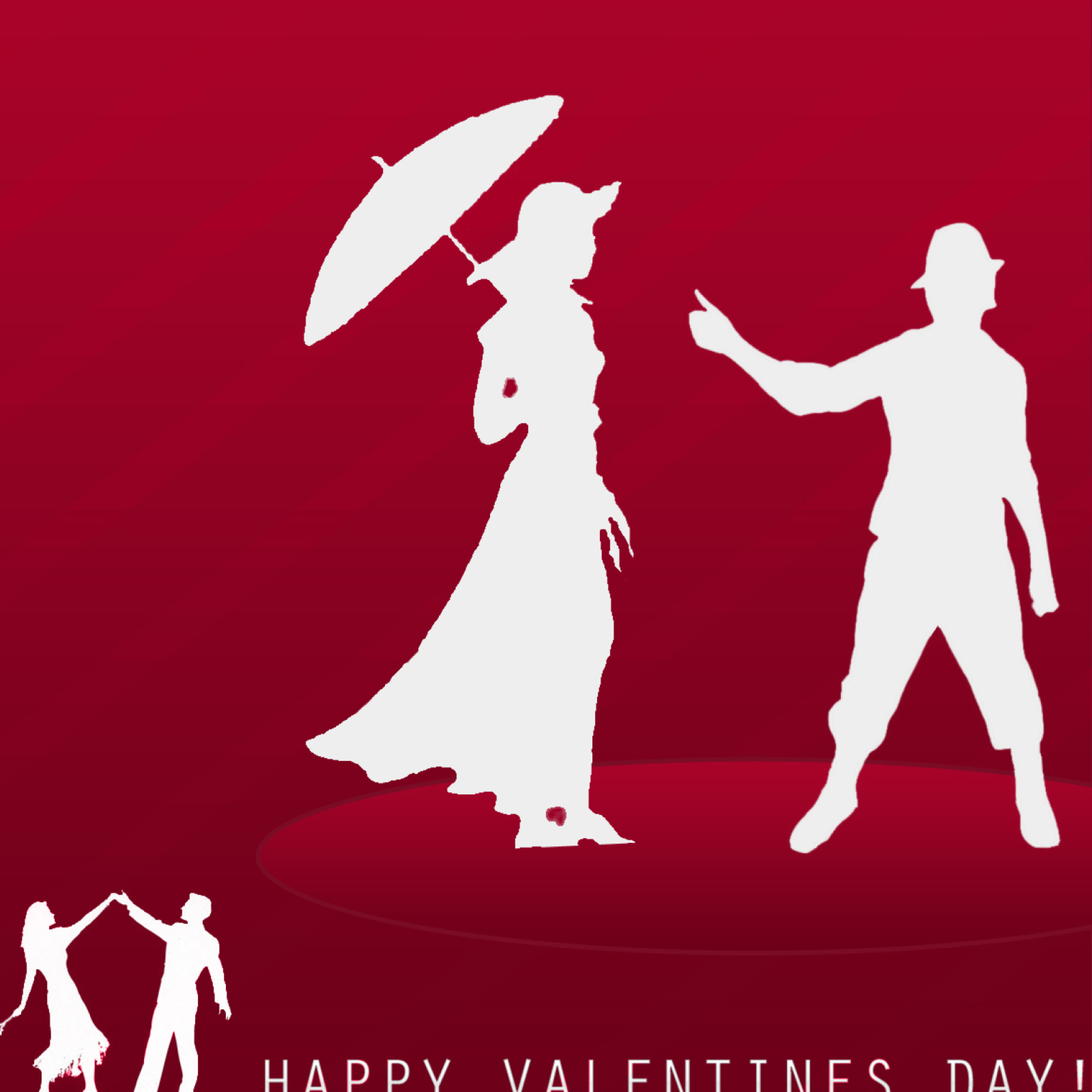 Das Happy Valentines Day Wallpaper 2048x2048