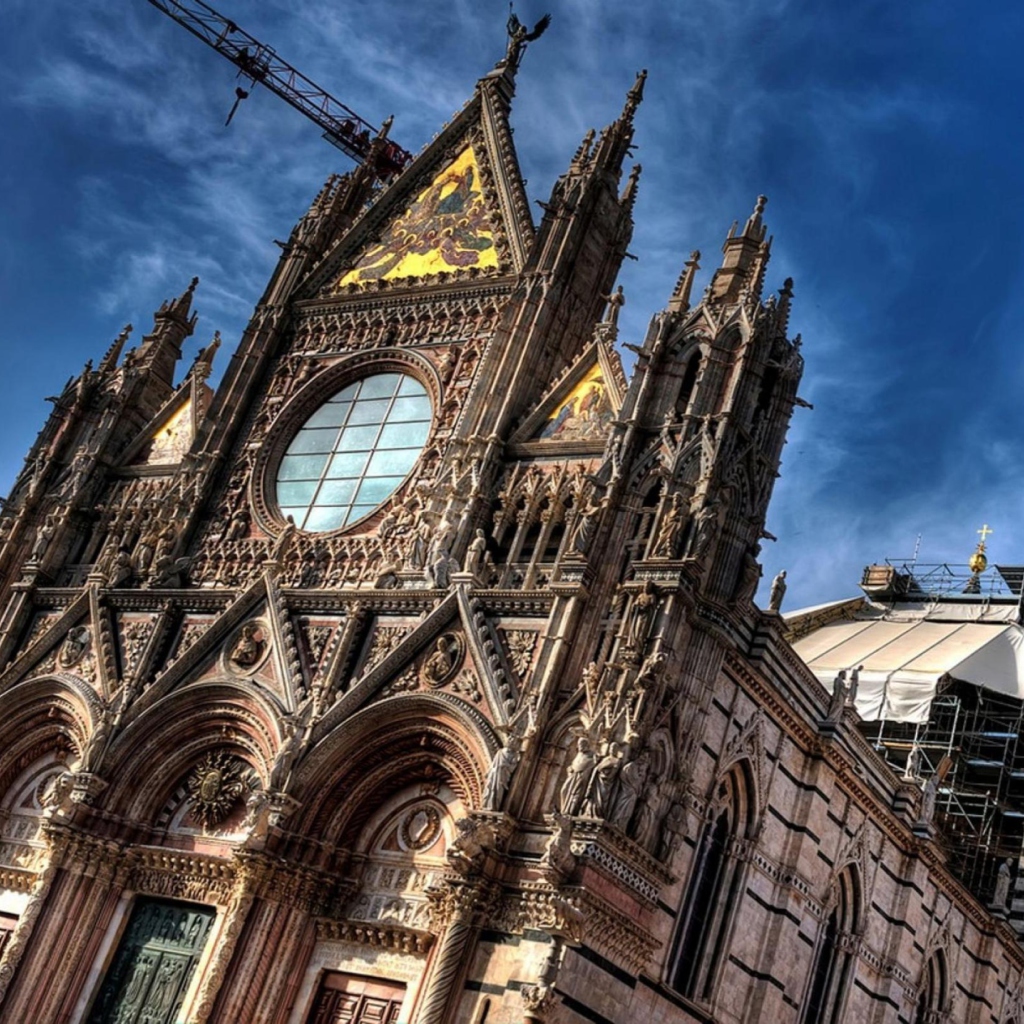 Cathedral Siena Italy wallpaper 1024x1024
