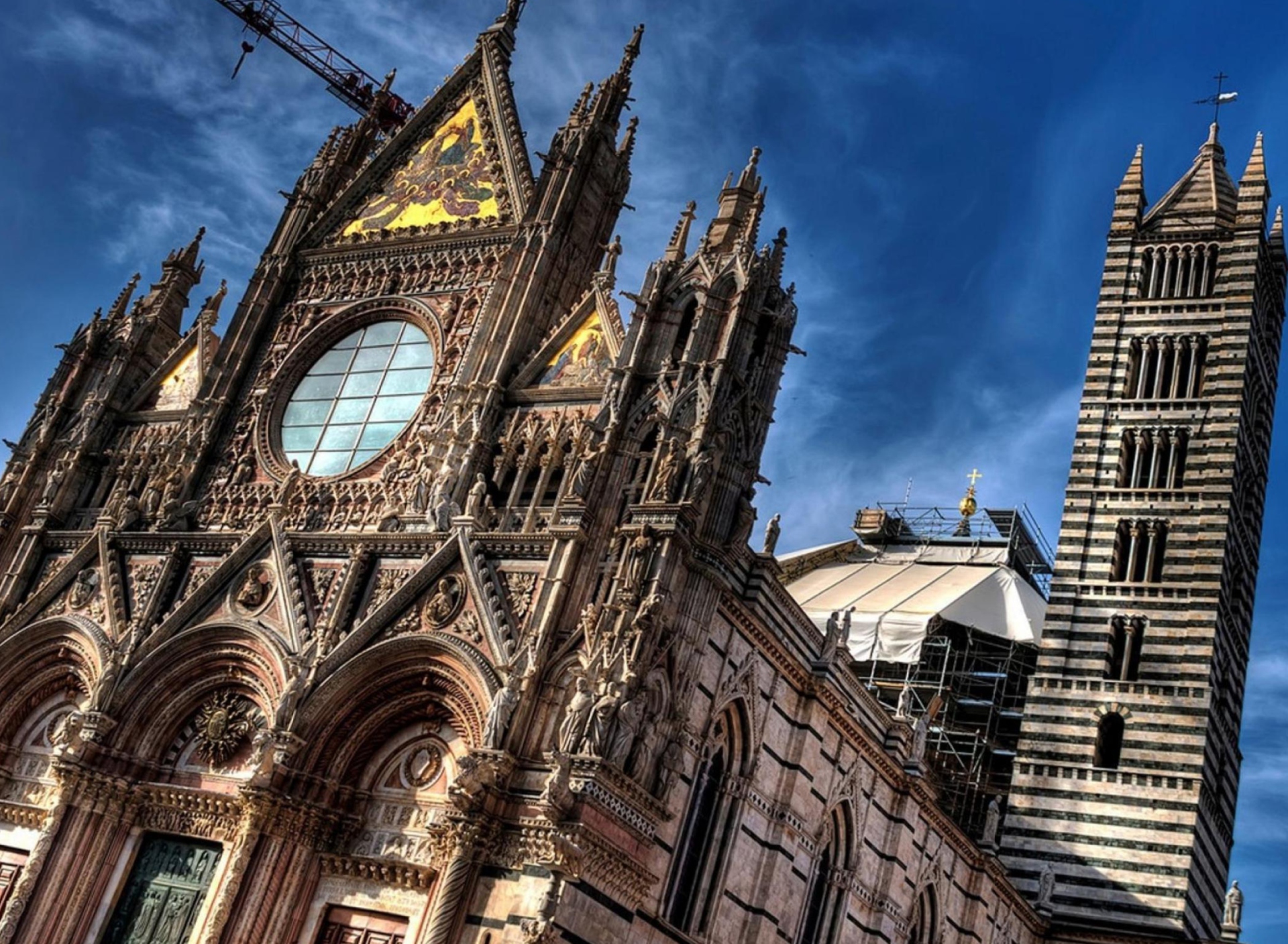 Das Cathedral Siena Italy Wallpaper 1920x1408