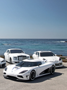 Fondo de pantalla White Lamborghini 132x176