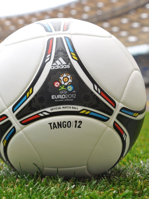 Sfondi Uefa Euro 2012 Poland Ukrain Tango Ball 480x640