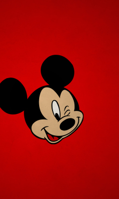 Das Mickey Winking Wallpaper 240x400