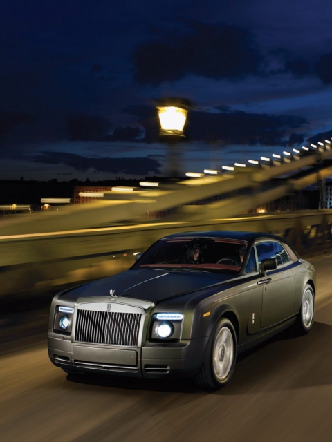 Das Rolls Royce Phantom Coupe Wallpaper 480x640
