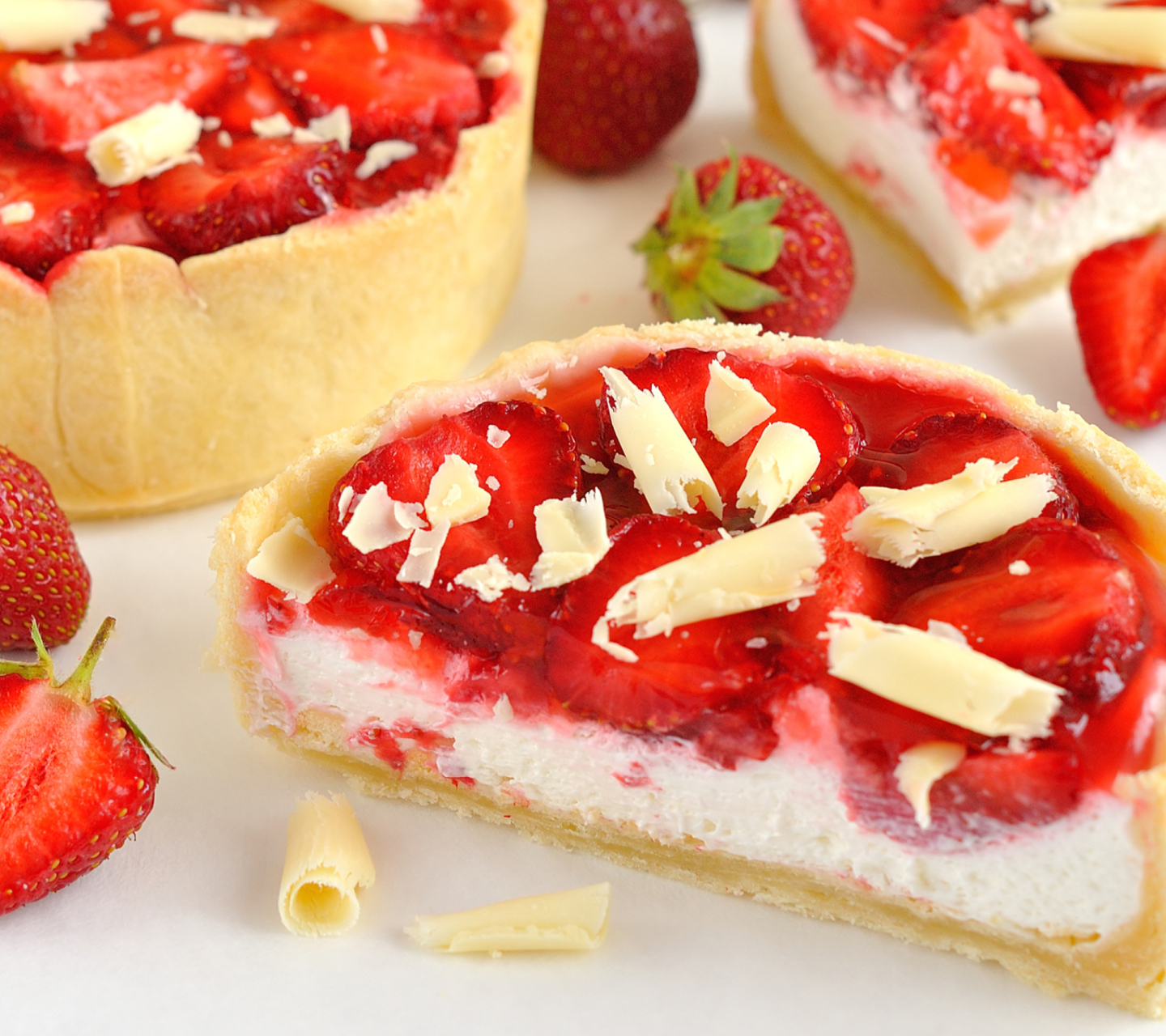 Das Strawberry Tart Wallpaper 1440x1280