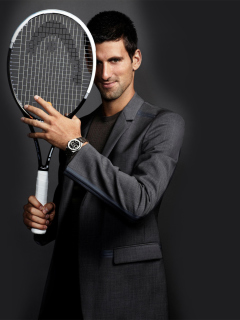 Das Novak Djokovic Wallpaper 240x320