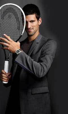 Das Novak Djokovic Wallpaper 240x400