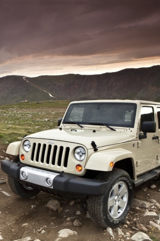 Das Jeep Wrangler Wallpaper 320x480