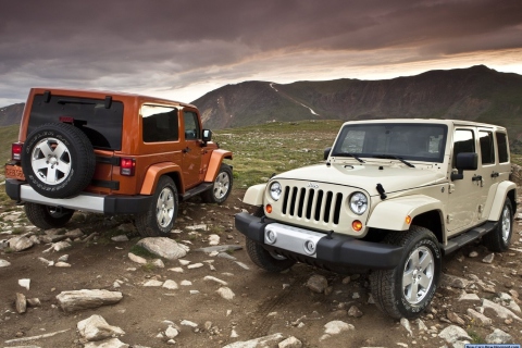 Das Jeep Wrangler Wallpaper 480x320